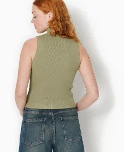 Pimkie Pull Et Gilet^Pull Sans Manches En Maille Côtelée -