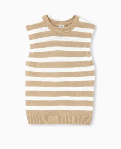 Pimkie Pull Et Gilet^Pull Sans Manches Rayé -