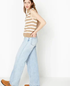 Pimkie Pull Et Gilet^Pull Sans Manches Rayé -