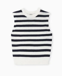 Pimkie Pull Et Gilet^Pull Sans Manches Rayé -