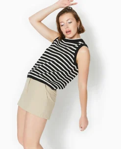 Pimkie Pimkie Positive|Pull Et Gilet^Pull Sans Manches Rayé -