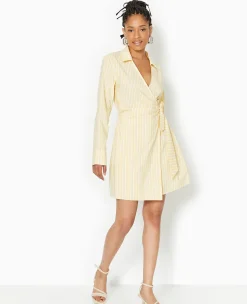 Pimkie Robe^Robe Cache-cœur Courte Rayée -