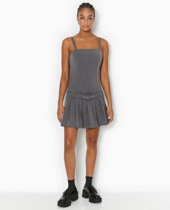 Pimkie Robe^Robe Courte Avec Ceinture Et Bas Plissé -