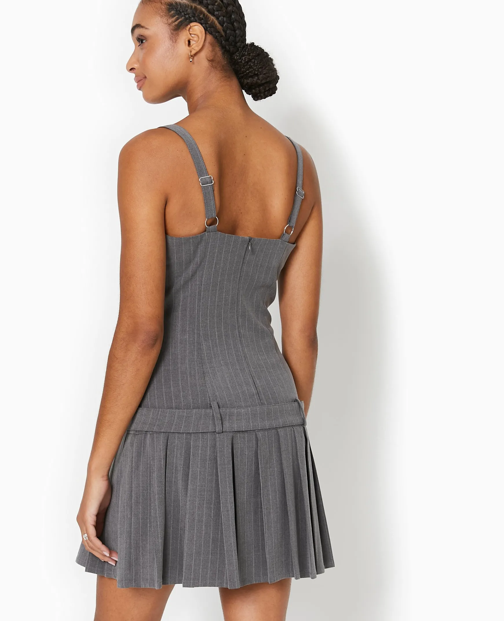 Pimkie Robe^Robe Courte Avec Ceinture Et Bas Plissé -