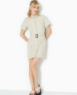 Pimkie Robe^Robe Courte Boutonnée Style Saharienne -