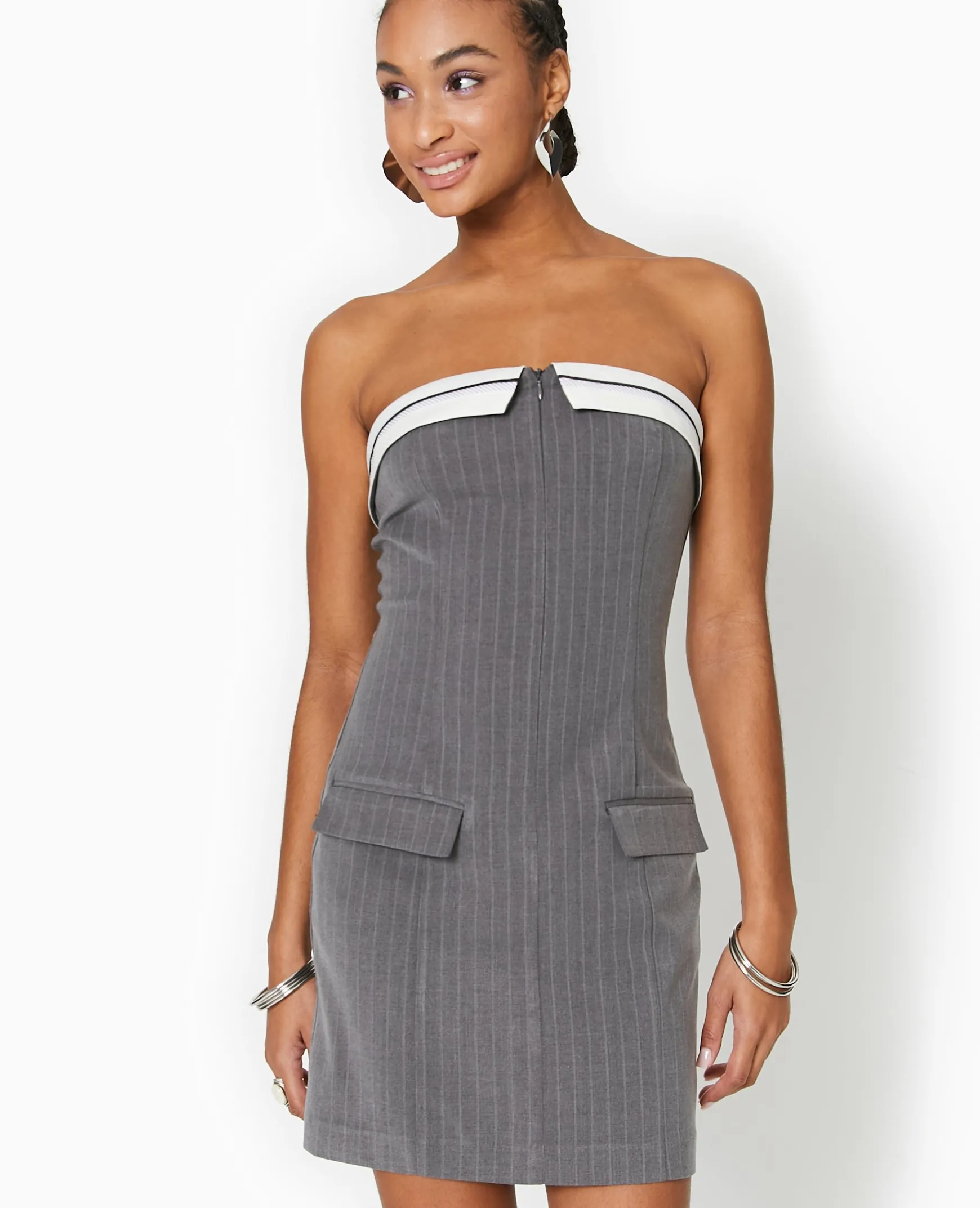 Pimkie Robe^Robe Courte Bustier Avec Détail Tailoring -