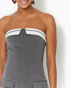 Pimkie Robe^Robe Courte Bustier Avec Détail Tailoring -