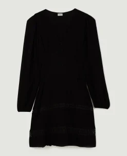 Pimkie Robe^Robe Courte Col V Avec Dentelle Et Boutons -