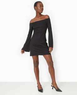 Pimkie Robe^Robe Courte Encolure Bardot Et Manches Flare -