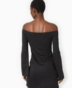 Pimkie Robe^Robe Courte Encolure Bardot Et Manches Flare -