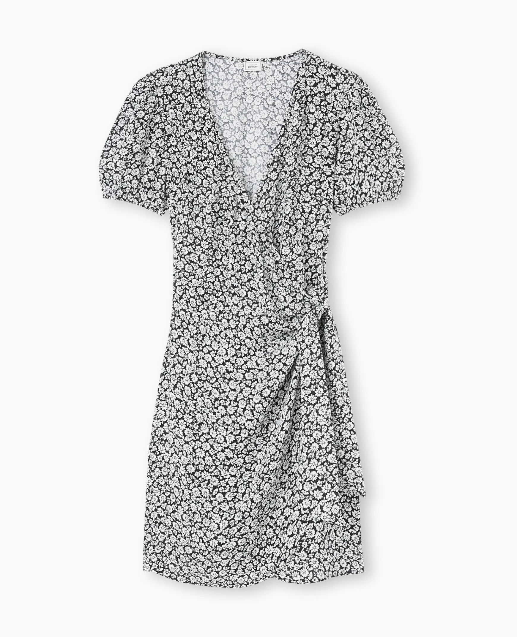 Pimkie Robe^Robe Courte Encolure Cache-cœur Motif Fleurs -