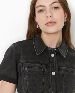 Pimkie Pimkie Positive|Robe^Robe Courte Et Moulante En Jean -