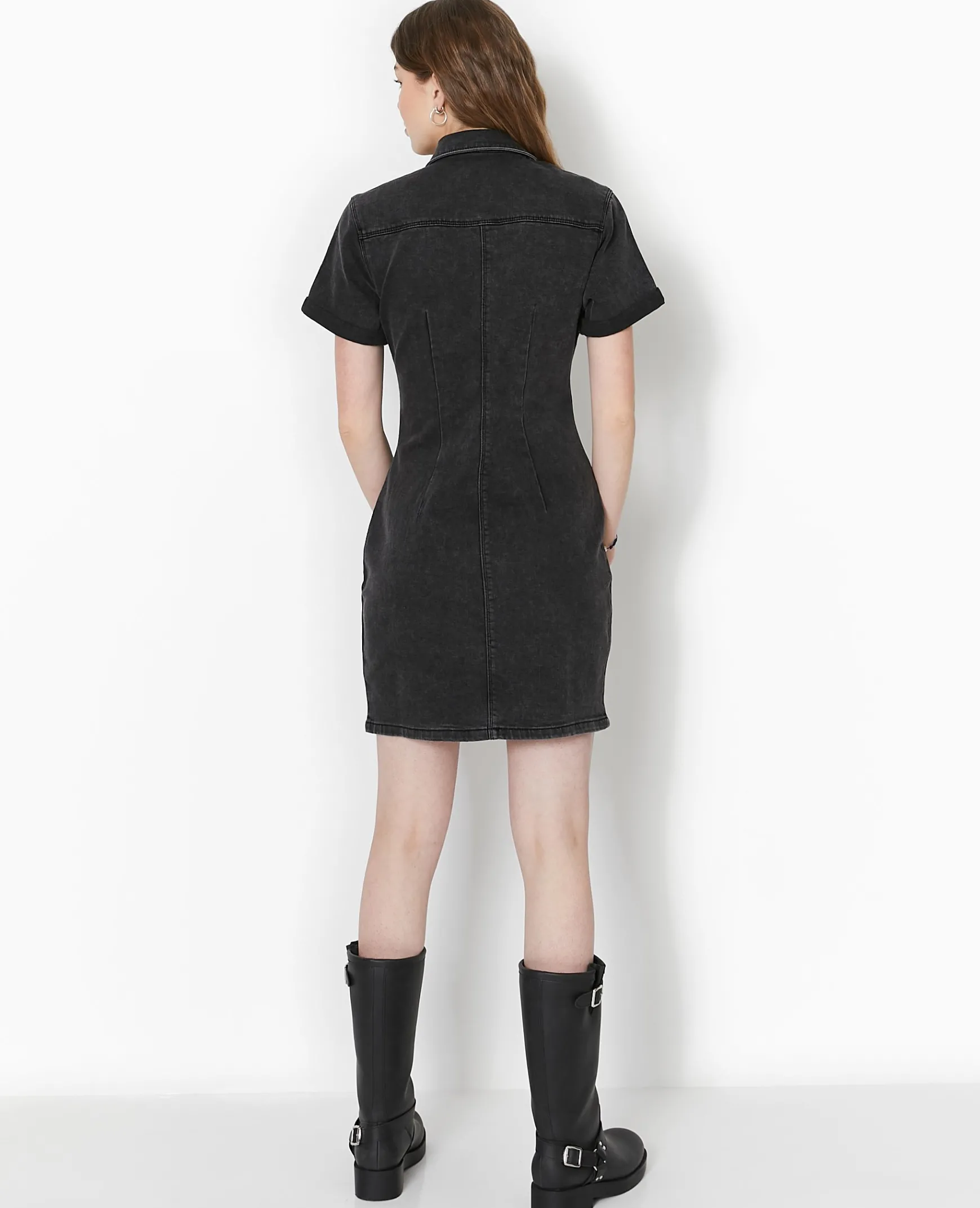 Pimkie Pimkie Positive|Robe^Robe Courte Et Moulante En Jean -