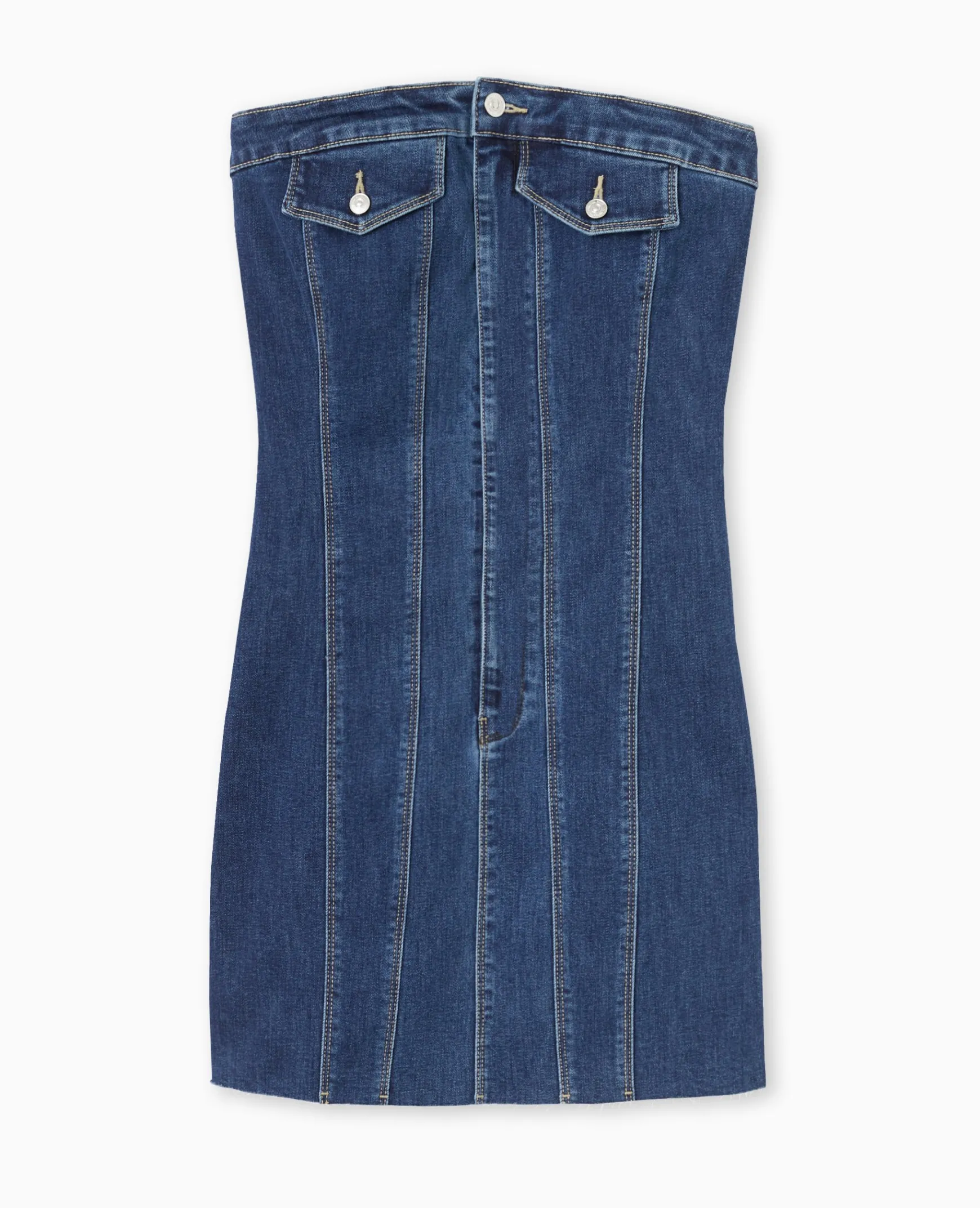 Pimkie Pimkie Positive|Robe^Robe Courte Forme Bustier En Jean -