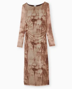 Pimkie Robe^Robe En Mesh Manches Longues Longueur Midi -