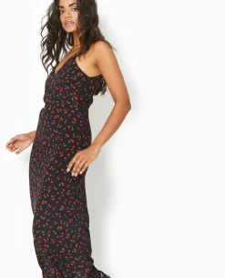 Pimkie Toute La Collection|Robe^Robe Longue Bretelles Fines Motif Cerises -