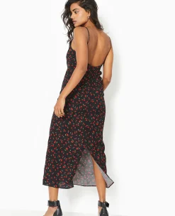 Pimkie Toute La Collection|Robe^Robe Longue Bretelles Fines Motif Cerises -