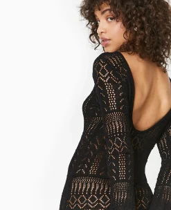 Pimkie Robe^Robe Longue En Crochet Avec Dos-nu -