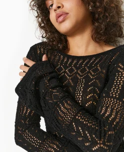 Pimkie Robe^Robe Longue En Crochet Avec Dos-nu -