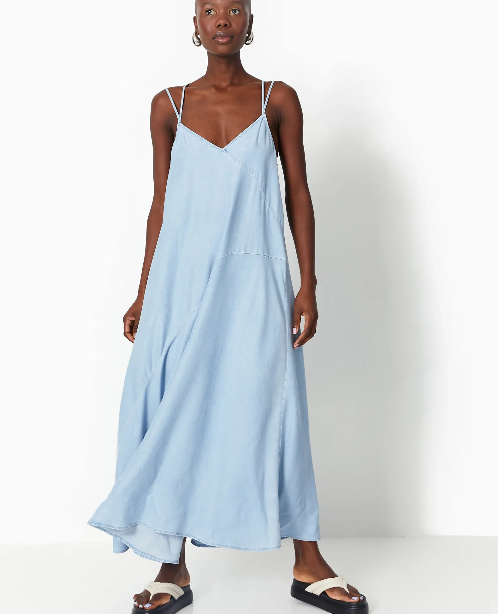 Pimkie Robe^Robe Longue En Tissu Effet Jean -