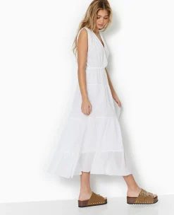 Pimkie Robe^Robe Longue Et évasée En Voile De Coton -