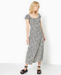 Pimkie Toute La Collection|Robe^Robe Longue Forme Empire Motif Tacheté -