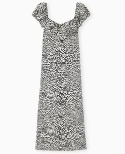 Pimkie Toute La Collection|Robe^Robe Longue Forme Empire Motif Tacheté -