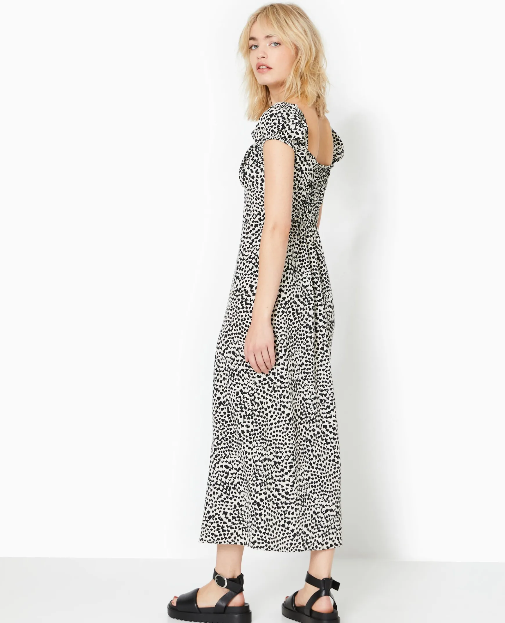 Pimkie Toute La Collection|Robe^Robe Longue Forme Empire Motif Tacheté -