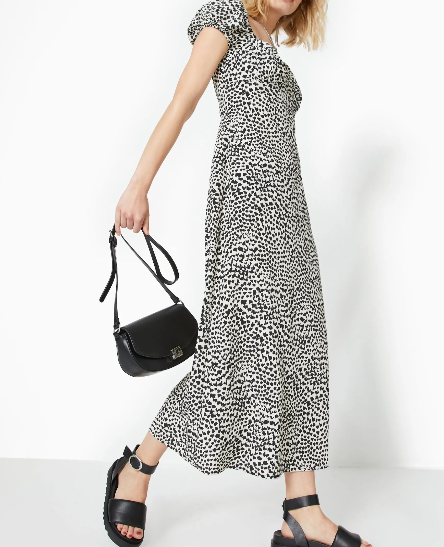 Pimkie Toute La Collection|Robe^Robe Longue Forme Empire Motif Tacheté -