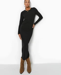 Pimkie Robe^Robe Longue Moulante Avec Fronces Côtés -