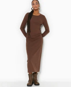Pimkie Robe^Robe Longue Moulante Avec Fronces Côtés -