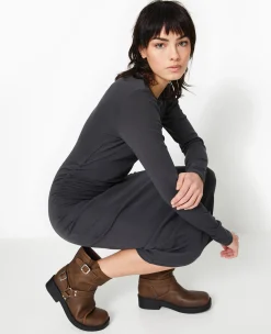 Pimkie Robe^Robe Longue Moulante Avec Fronces Côtés -