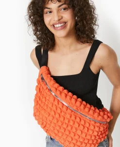 Pimkie Sac^Sac Banane XXL En Tissu Texturé Gaufré -
