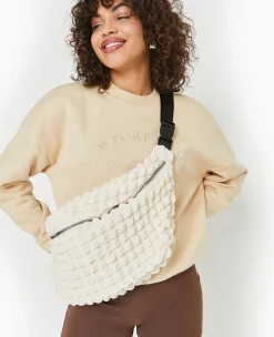 Pimkie Sac^Sac Banane XXL En Tissu Texturé Gaufré -