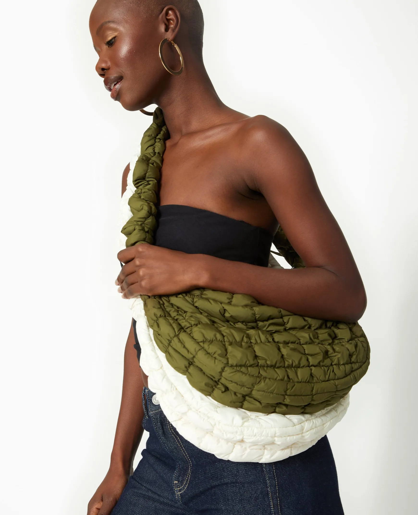 Pimkie Sac|Toute La Collection^Sac Besace En Tissu Matelassé -