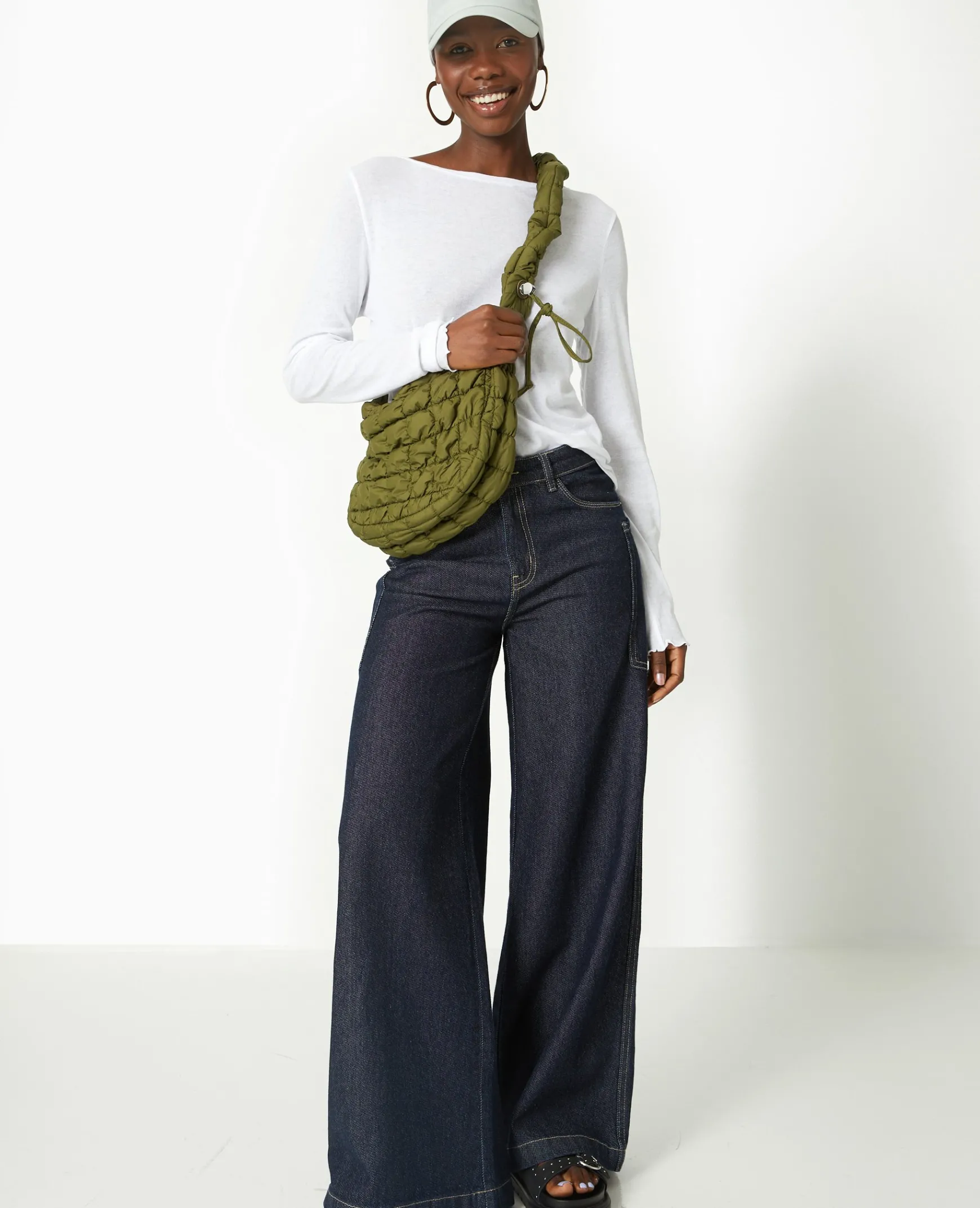 Pimkie Sac|Toute La Collection^Sac Besace En Tissu Matelassé -
