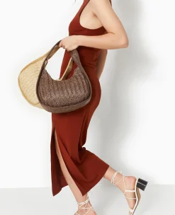 Pimkie Sac|Toute La Collection^Sac Demi-lune En Raphia -