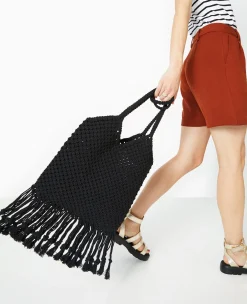 Pimkie Sac^Sac En Crochet Avec Franges -