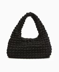 Pimkie Sac^Sac Forme Lune En Tissu Reliéfé Gaufré -