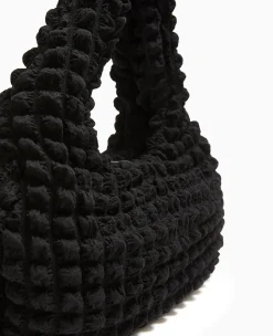 Pimkie Sac^Sac Forme Lune En Tissu Reliéfé Gaufré -
