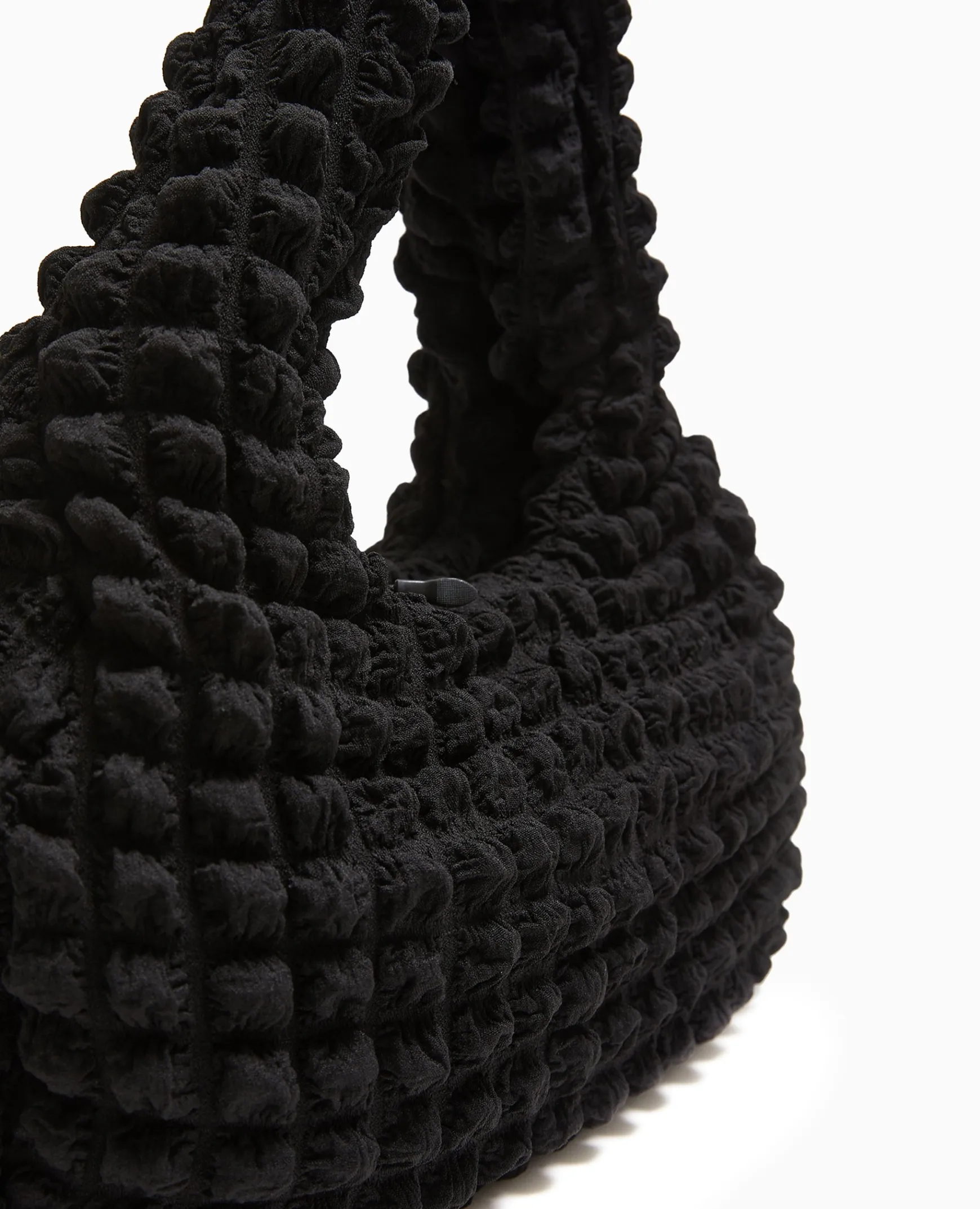 Pimkie Sac^Sac Forme Lune En Tissu Reliéfé Gaufré -