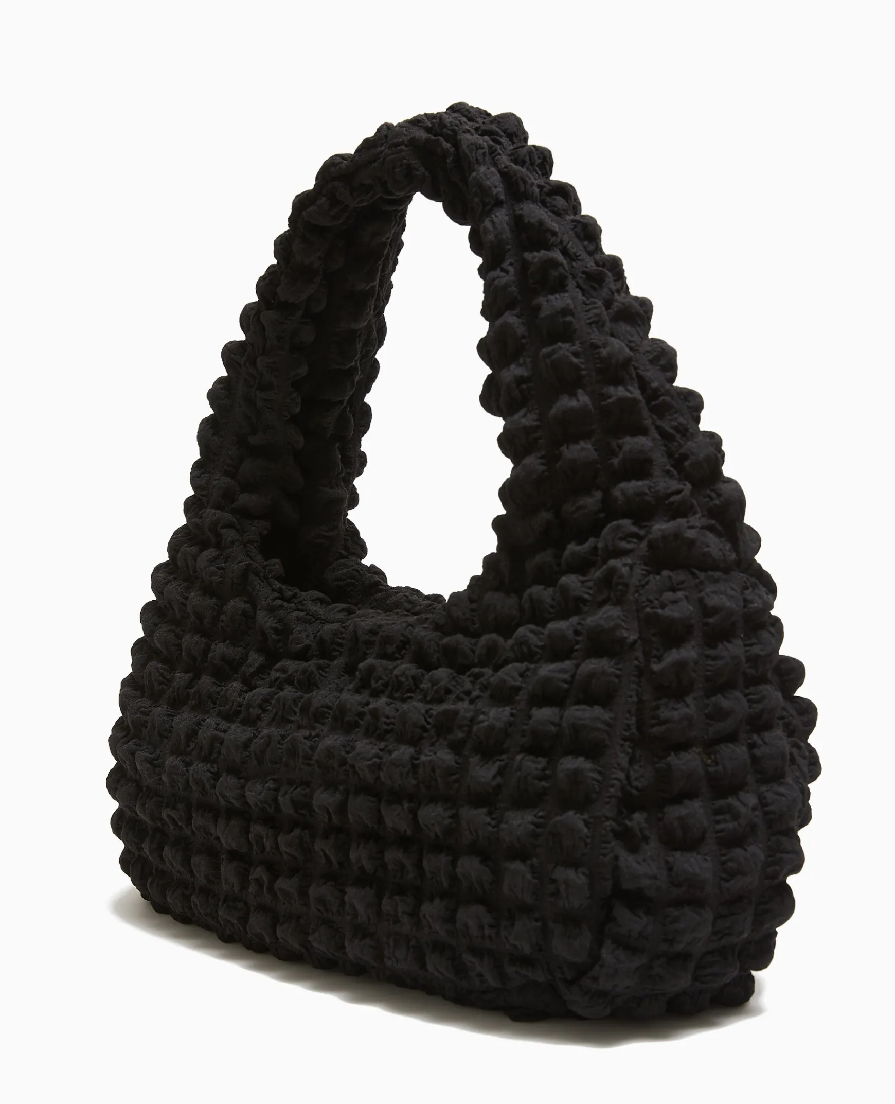 Pimkie Sac^Sac Forme Lune En Tissu Reliéfé Gaufré -