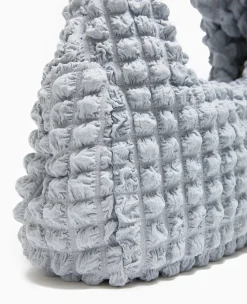 Pimkie Sac^Sac Forme Lune En Tissu Reliéfé -