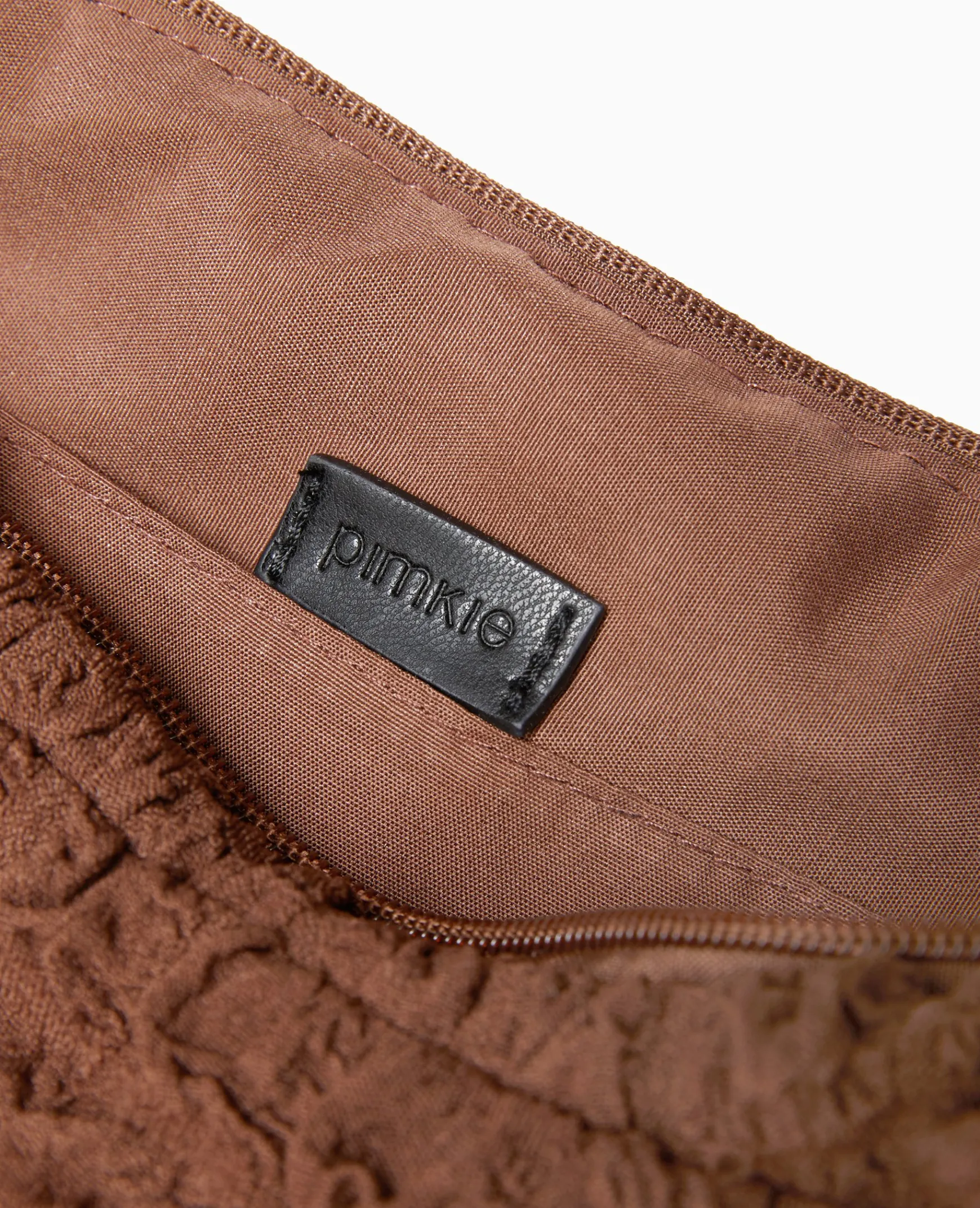 Pimkie Sac^Sac Forme Lune En Tissu Reliéfé -