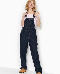 Pimkie Pimkie Positive|Combinaison Et Salopette^Salopette En Jean Avec Coutures Contrastées -