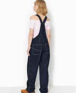 Pimkie Pimkie Positive|Combinaison Et Salopette^Salopette En Jean Avec Coutures Contrastées -