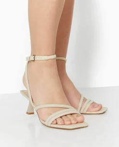 Pimkie Sandales À Talons^Sandales à Talon Tissu Effet Lin -