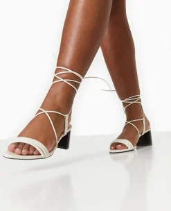 Pimkie Toute La Collection|Sandales À Talons^Sandales à Talons Avec Lacets Tour De Cheville -