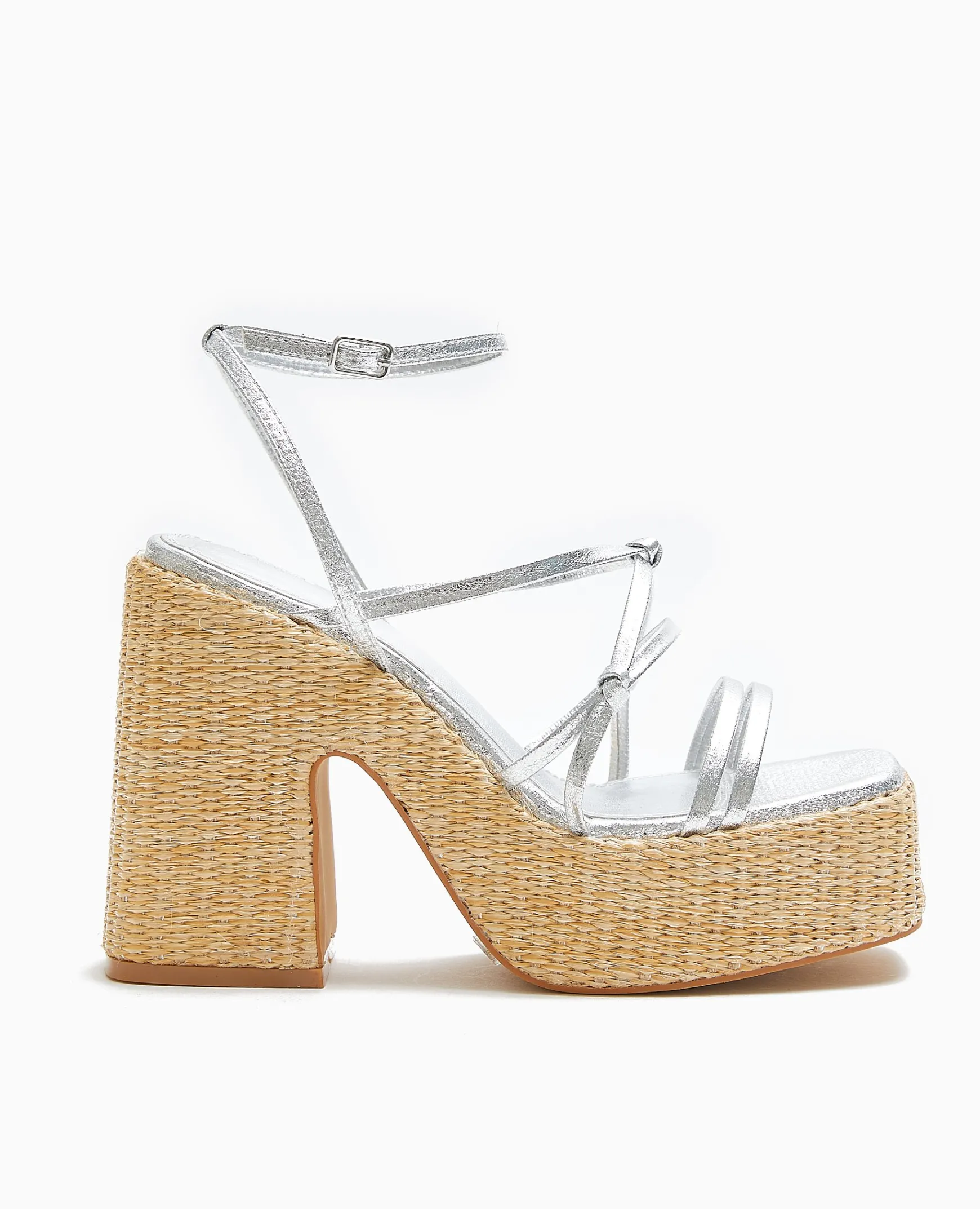 Pimkie Sandales À Talons^Sandales Plateformes Avec Semelles Paille -