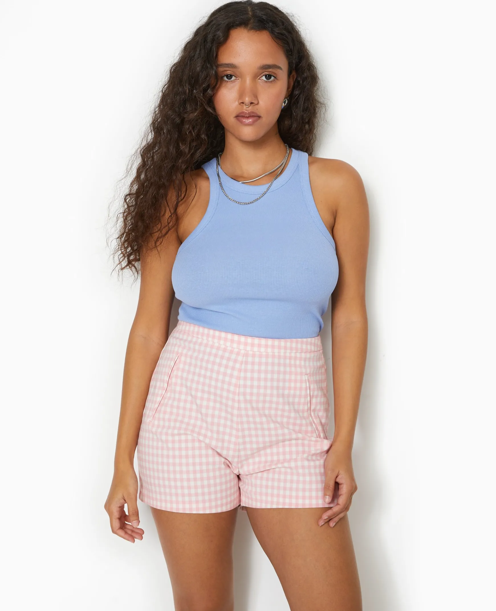 Pimkie Toute La Collection|Short^Short City Taille Haute Motif Vichy -